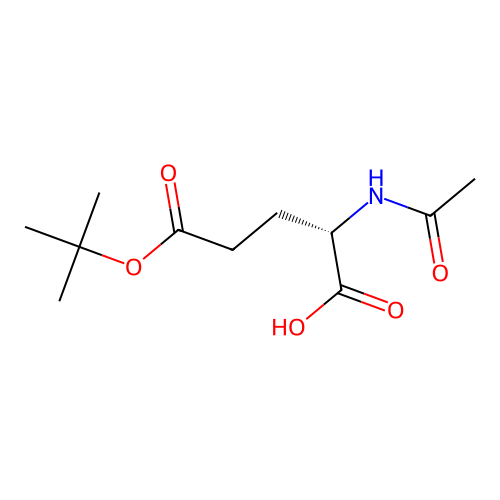 (S)-2-Acetamido-5-(tert-butoxy)-5-oxopentanoic acid structure