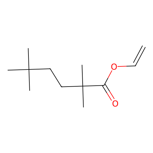 Vinyl 2,2,5,5-tetramethylhexanoate structure