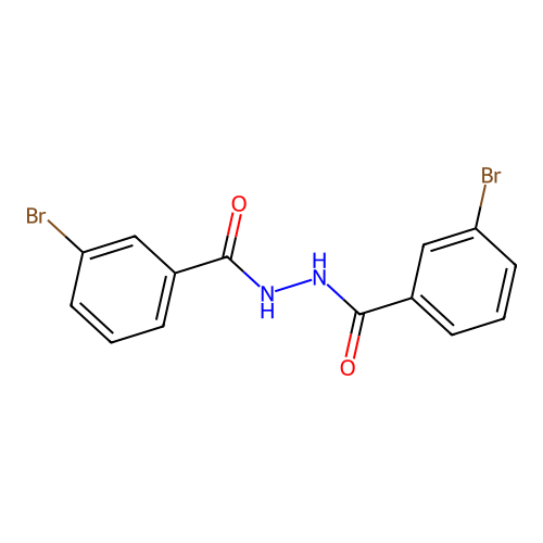 2'-(3-Bromobenzoyl)3-bromobenzohydrazide structure