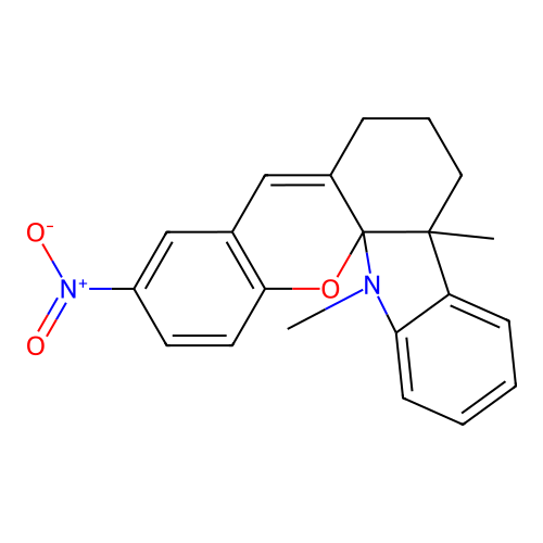 4b,14-dimethyl-10-nitro-5,6,7,14-tetrahydro-4bH-chromeno[3,2-j]carbazole structure