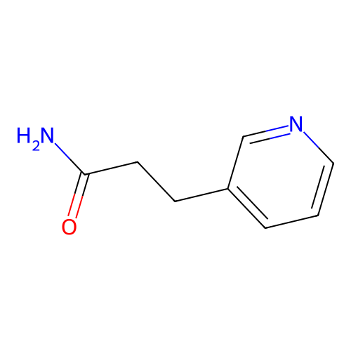 3-Pyridinepropanamide structure