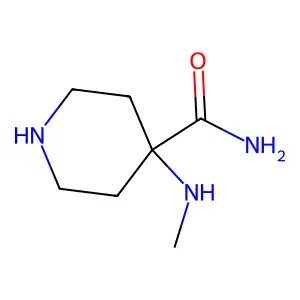 4-(Methylamino)piperidine-4-carboxamide structure
