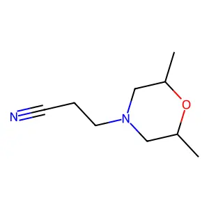 2,6-二甲基-4-吗啉丙腈 structure
