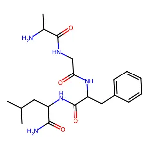 亮氨酸脑啡肽酰胺-de-Tyr(1)-Ala(2)- structure