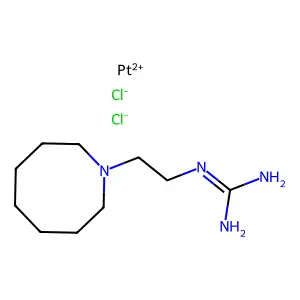 dichloro(guanethidine)platinum(II) structure