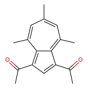 Azulene, 1,3-diacetyl-4,6,8-trimethyl- structure