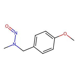 N-Nitroso-N-(p-methoxybenzyl)methylamine structure