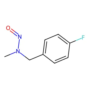 N-Nitroso-N-(p-fluorobenzyl)methylamine structure