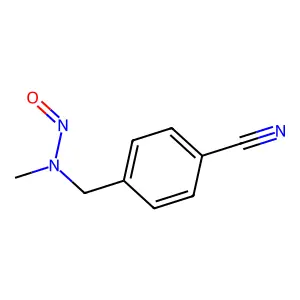 N-Nitroso-N-(p-cyanobenzyl)methylamine structure