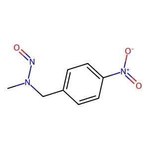 BENZYLAMINE, N-METHYL-p-NITRO-N-NITROSO- structure