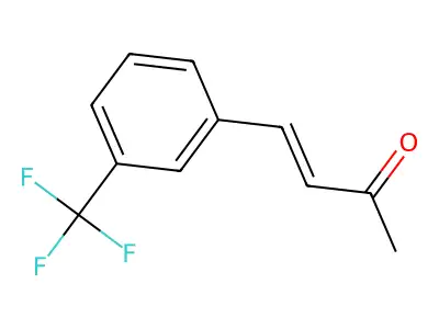 1-[3-(Trifluoromethyl)phenyl]but-1-en-3-one structure