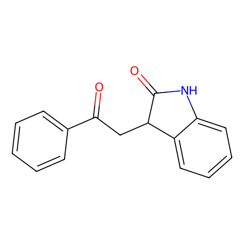 3-(2-Oxo-2-phenylethyl)indolin-2-one structure