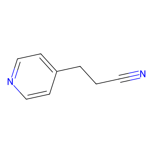 4-Pyridinepropanenitrile structure