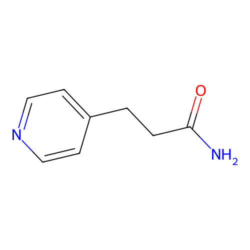 4-Pyridinepropaneamide structure