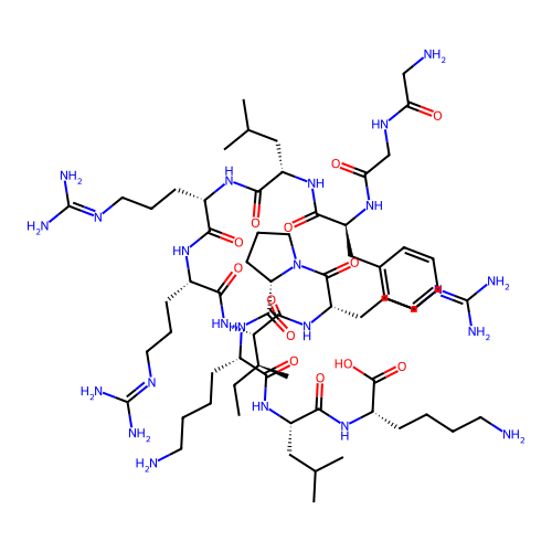 De-tyr-dynorphin(2-13) structure