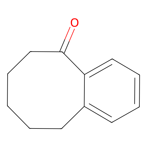 5,6,7,8,9,10-Hexahydrobenzo[8]annulen-5-one structure