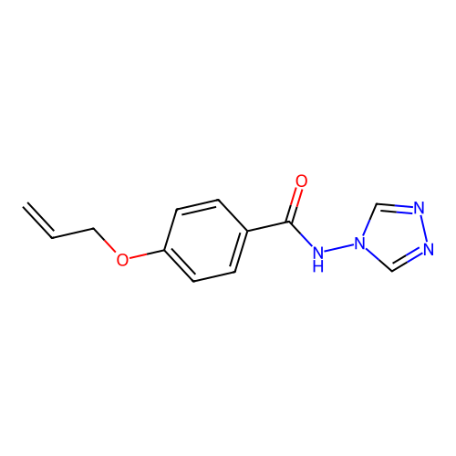 4-prop-2-enoxy-N-(1,2,4-triazol-4-yl)benzamide structure