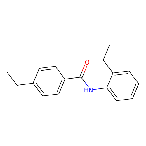 4-ethyl-N-(2-ethylphenyl)benzamide structure