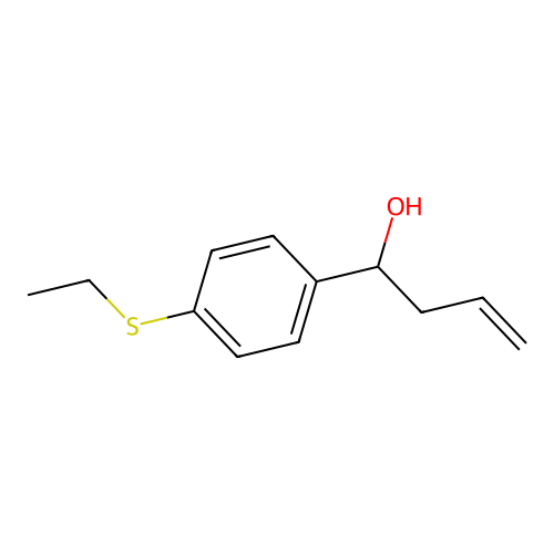 4-(4-Ethylthiophenyl)-1-buten-4-ol structure