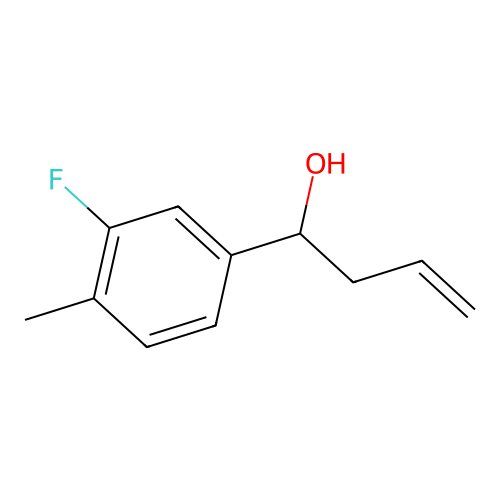 4-(3-Fluoro-4-methylphenyl)-1-buten-4-ol structure