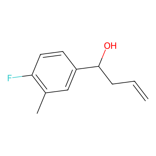 4-(4-Fluoro-3-methylphenyl)-1-buten-4-ol structure