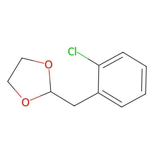 2-[(2-Chlorophenyl)methyl]-1,3-dioxolane structure