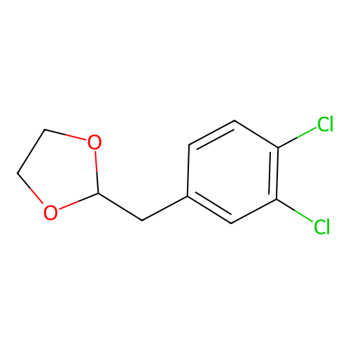 2-[(3,4-Dichlorophenyl)methyl]-1,3-dioxolane structure
