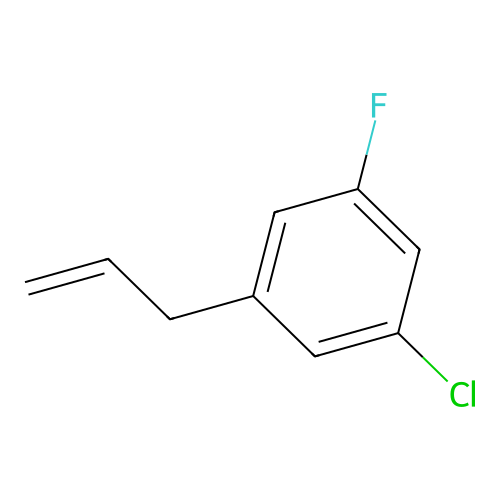 3-(3-Chloro-5-fluorophenyl)-1-propene structure
