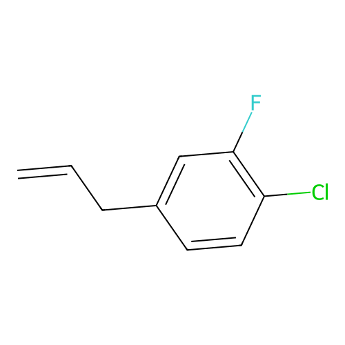 3-(4-Chloro-3-fluorophenyl)-1-propene structure
