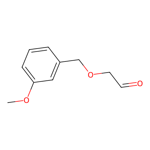 2-[(3-Methoxyphenyl)methoxy]acetaldehyde structure