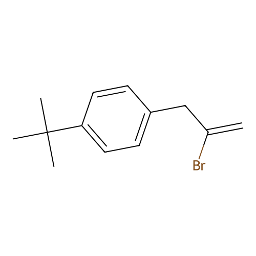 2-Bromo-3-(4-tert-butylphenyl)-1-propene structure