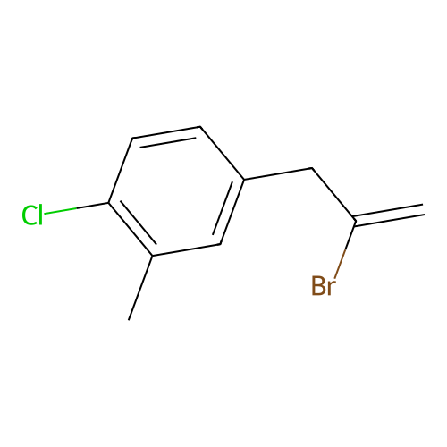 2-Bromo-3-(4-chloro-3-methylphenyl)-1-propene structure