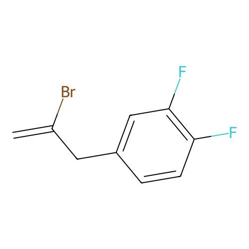 2-Bromo-3-(3,4-difluorophenyl)-1-propene structure