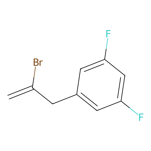 2-Bromo-3-(3,5-difluorophenyl)-1-propene structure
