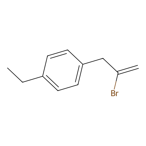 2-Bromo-3-(4-ethylphenyl)-1-propene structure