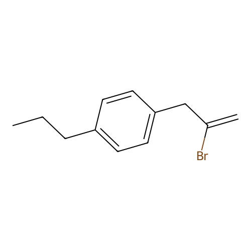 2-Bromo-3-(4-n-propylphenyl)-1-propene structure