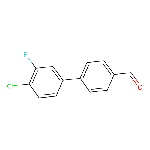 4'-Chloro-3'-fluoro[1,1'-biphenyl]-4-carbaldehyde structure