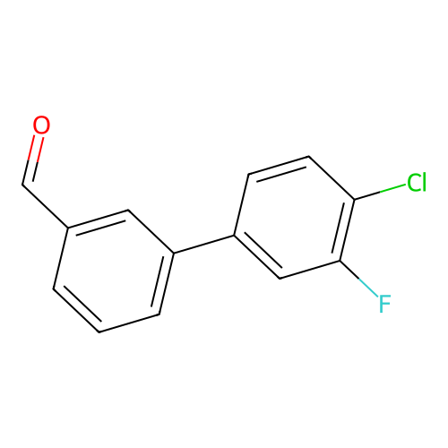 4'-Chloro-3'-fluoro-[1,1'-biphenyl]-3-carbaldehyde structure