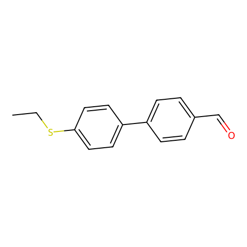 4'-(Ethylsulfanyl)[1,1'-biphenyl]-4-carbaldehyde structure