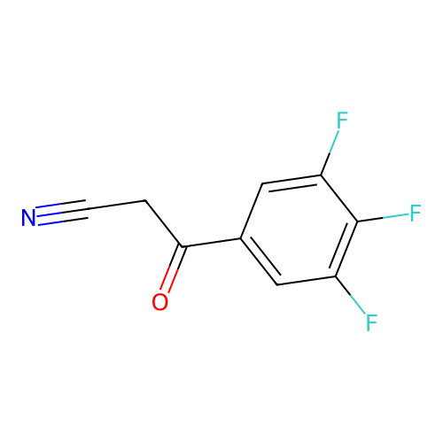 3,4,5-Trifluorobenzoylacetonitrile structure