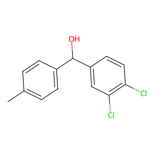 3,4-Dichloro-4'-methylbenzhydrol structure