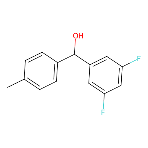 3,5-Difluoro-4'-methylbenzhydrol structure