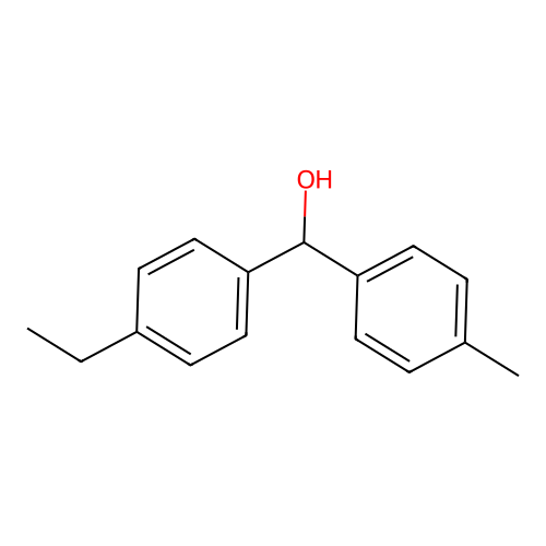 4-Ethyl-4'-methylbenzhydrol structure