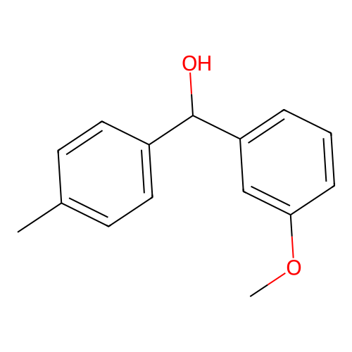 3-Methoxy-alpha-(4-methylphenyl)benzenemethanol structure
