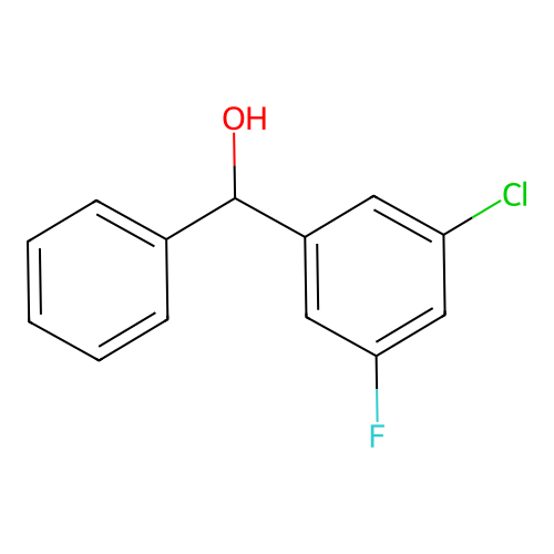 (3-Chloro-5-fluorophenyl)(phenyl)methanol structure