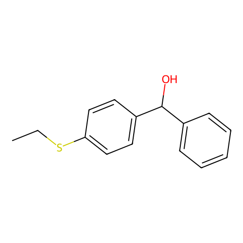 4-(Ethylthio)benzhydrol structure