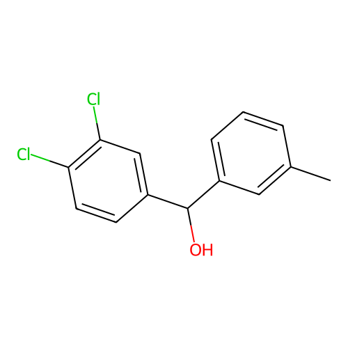 3,4-Dichloro-3'-methylbenzhydrol structure