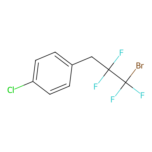 1-(3-Bromo-2,2,3,3-tetrafluoropropyl)-4-chlorobenzene structure