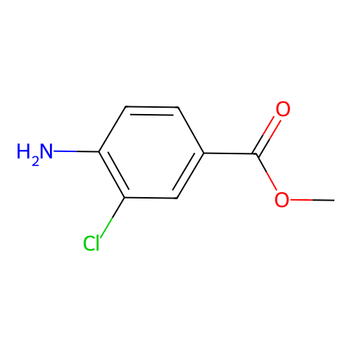 Methyl 4-Amino-3-chlorobenzoate structure