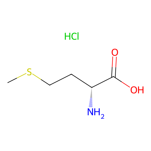 D-methionine hydrochloride structure